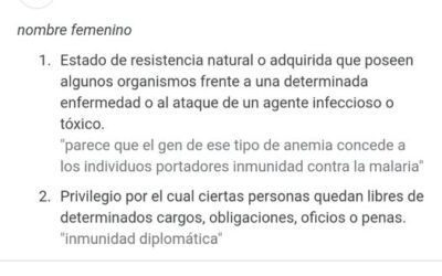 EL MITO DE LA INMUNIDAD