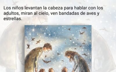 Hacia dónde miran los adultos y niños